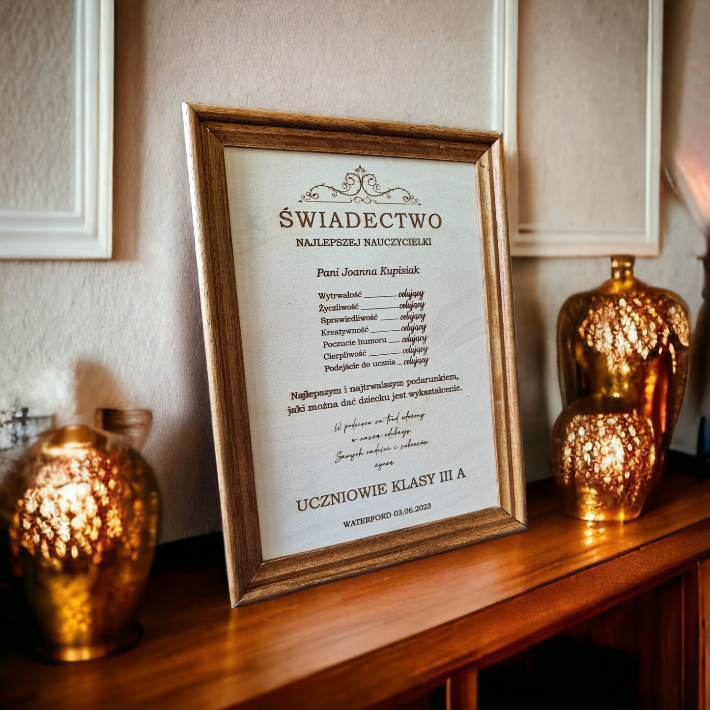 Personalized Best Teacher Diploma
