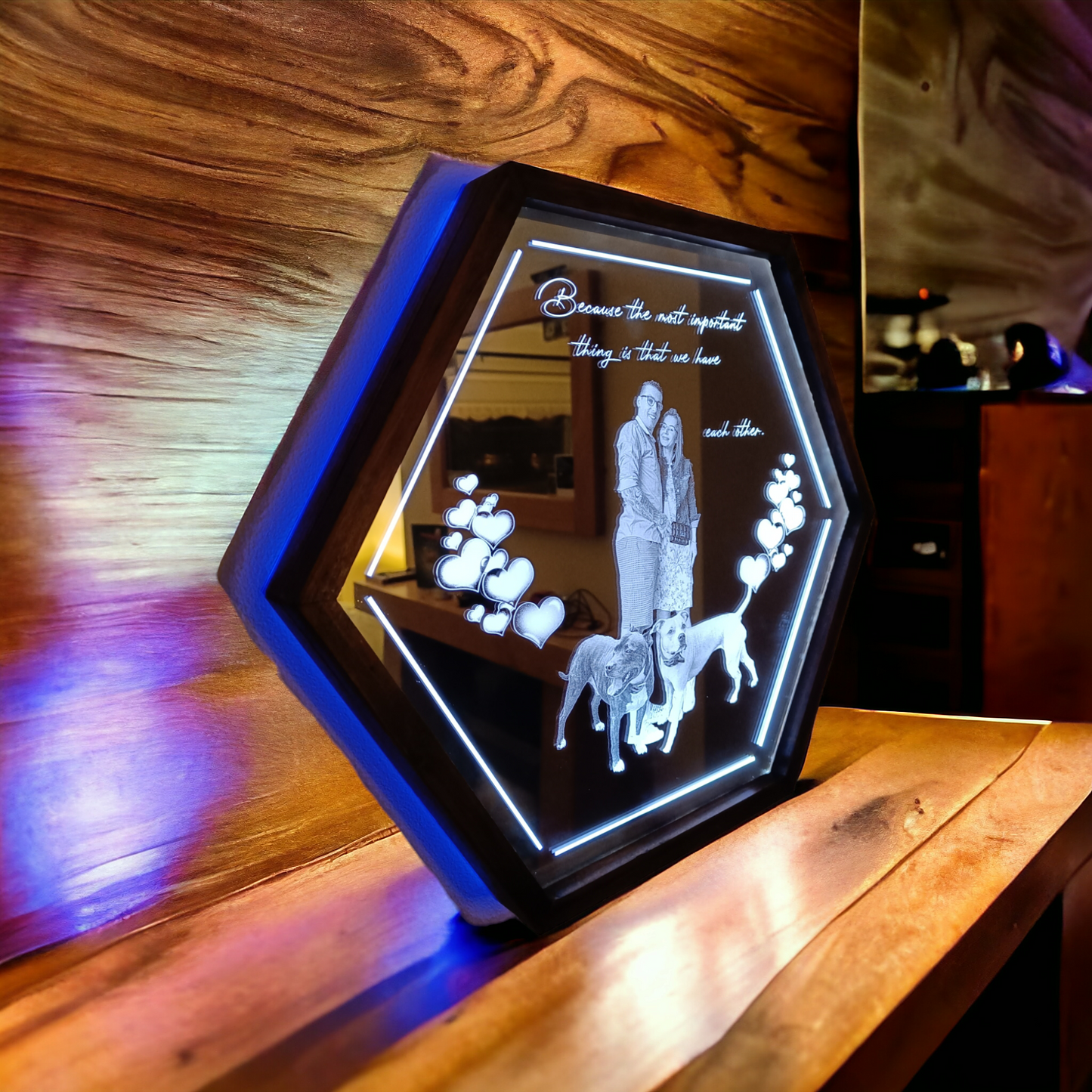Family LED Custom Mirror