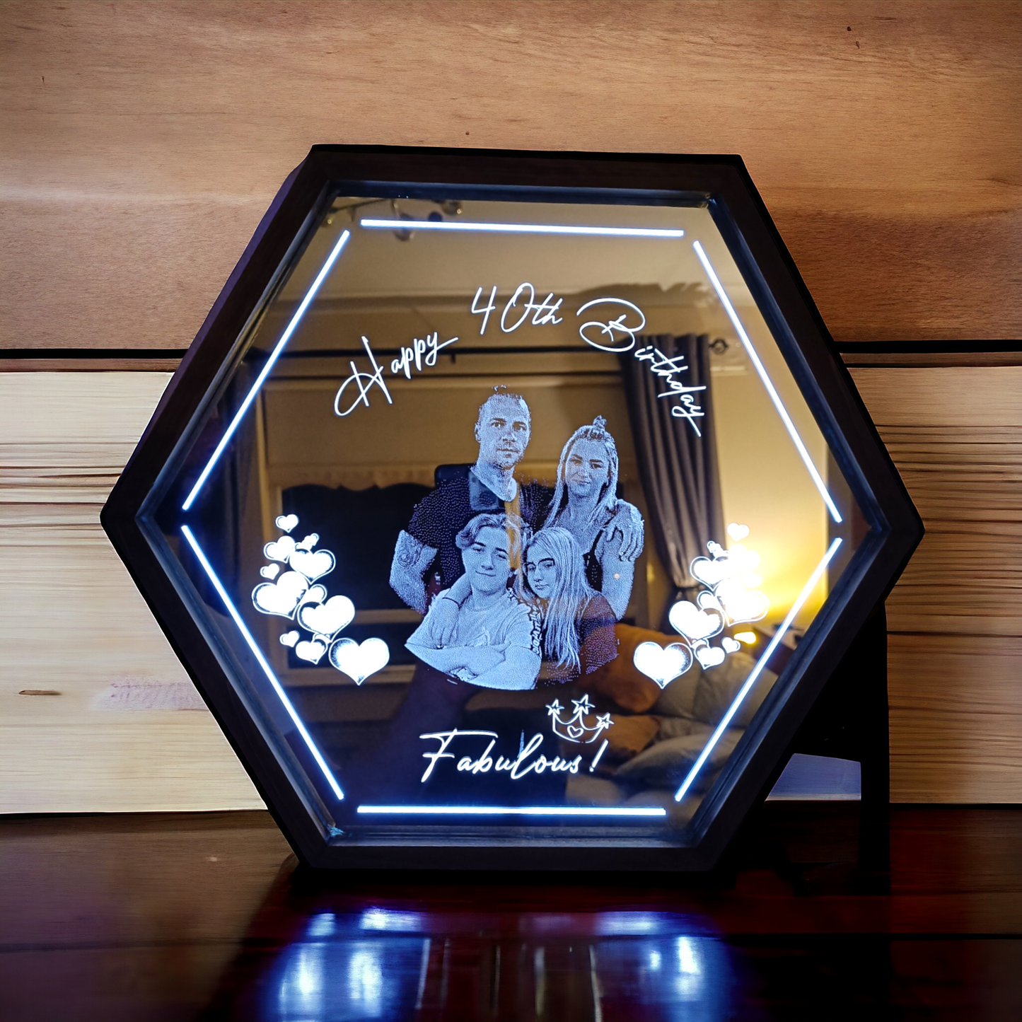 Family LED Custom Mirror