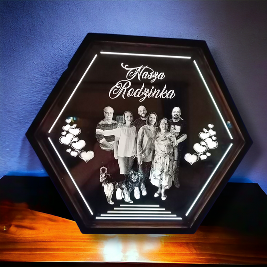 Family LED Custom Mirror