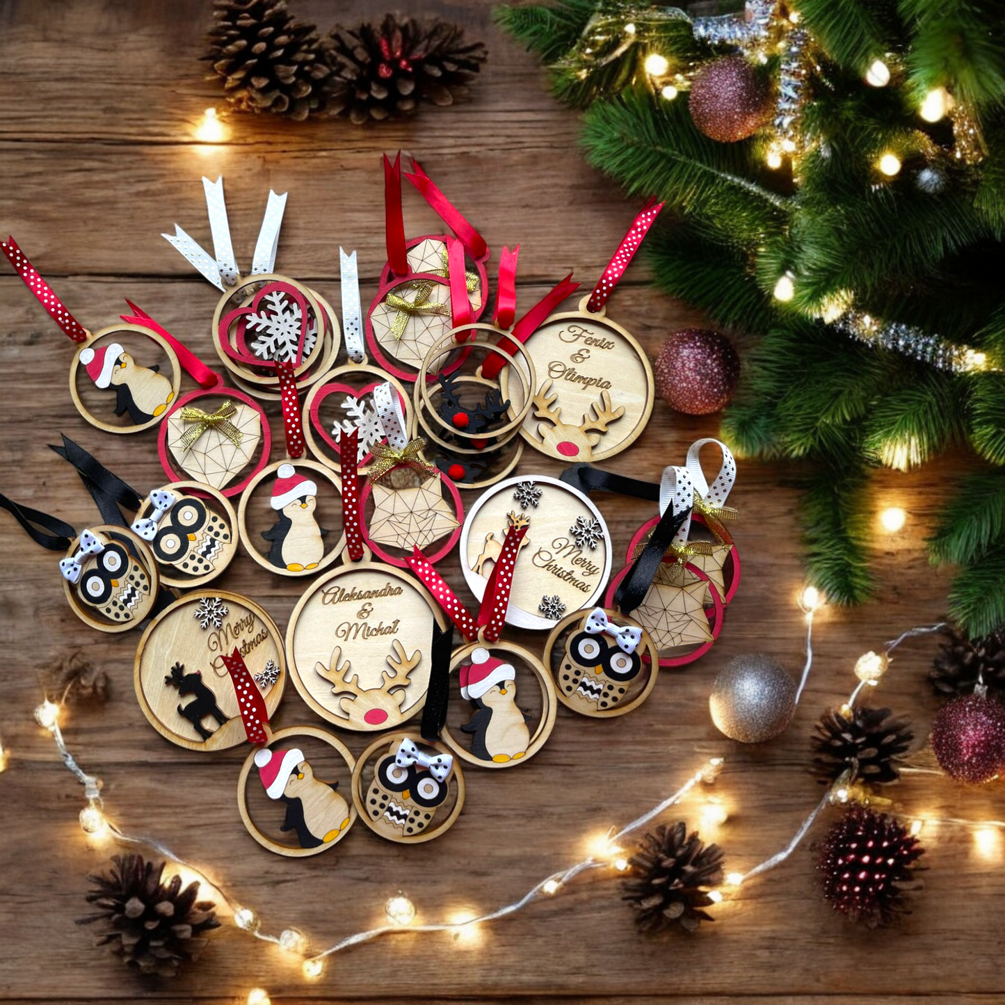 Personalized Christmas ornaments